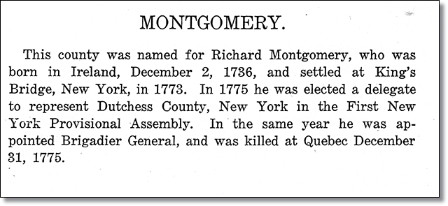 1915 Z. T. Fulmore - General Richard Montgomery